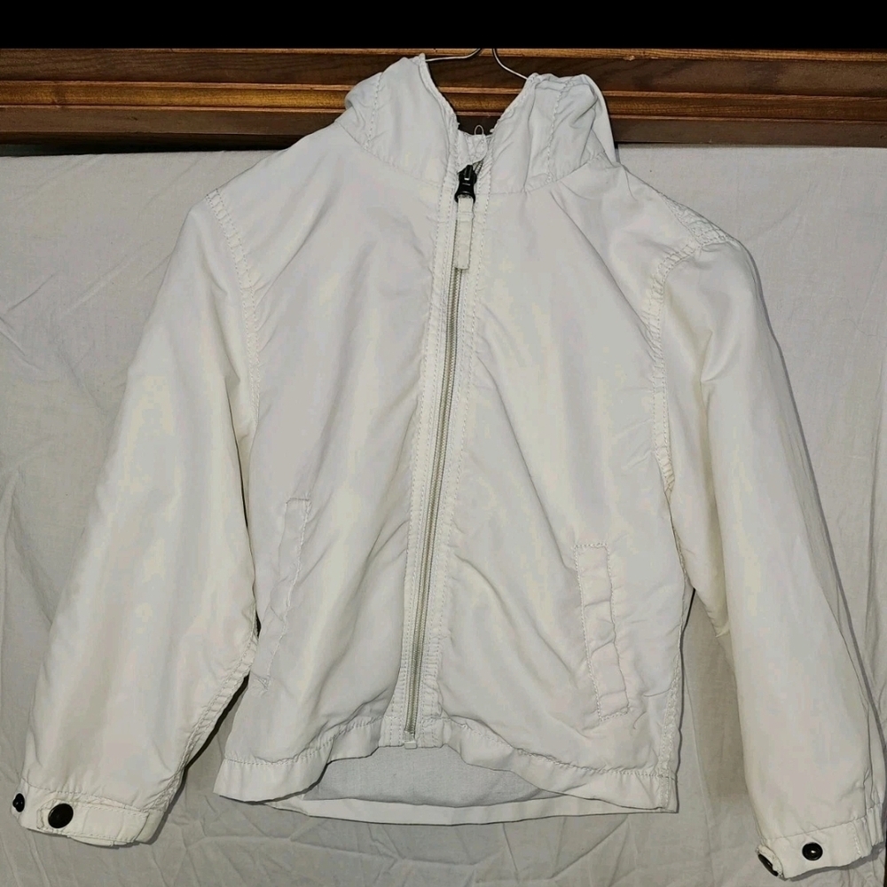 Zara Kids White Puffer Jacket